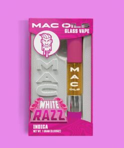 Mac Oils - White Razz Cart 1g