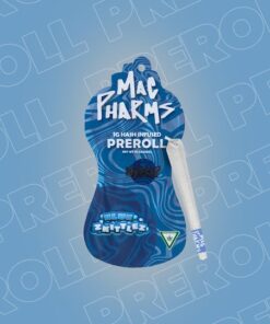 Mac Pharms Blue Zkittlez 1G Pre-Roll Infused