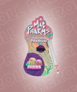 Mac Pharms Rainbow Sherb 1G Pre-Roll Infused